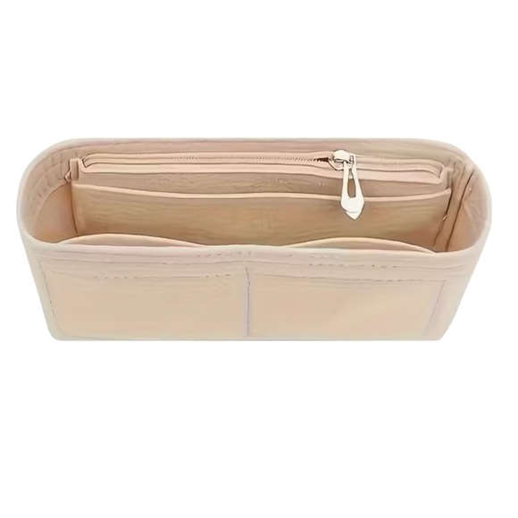 Large Purse insert khaki felt insert organizer - Picture 1 of 3